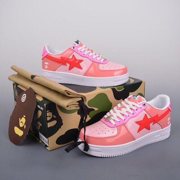A Bathing Ape Bape Sta Low Color Camo Combo Pink - Picture 1 of 9